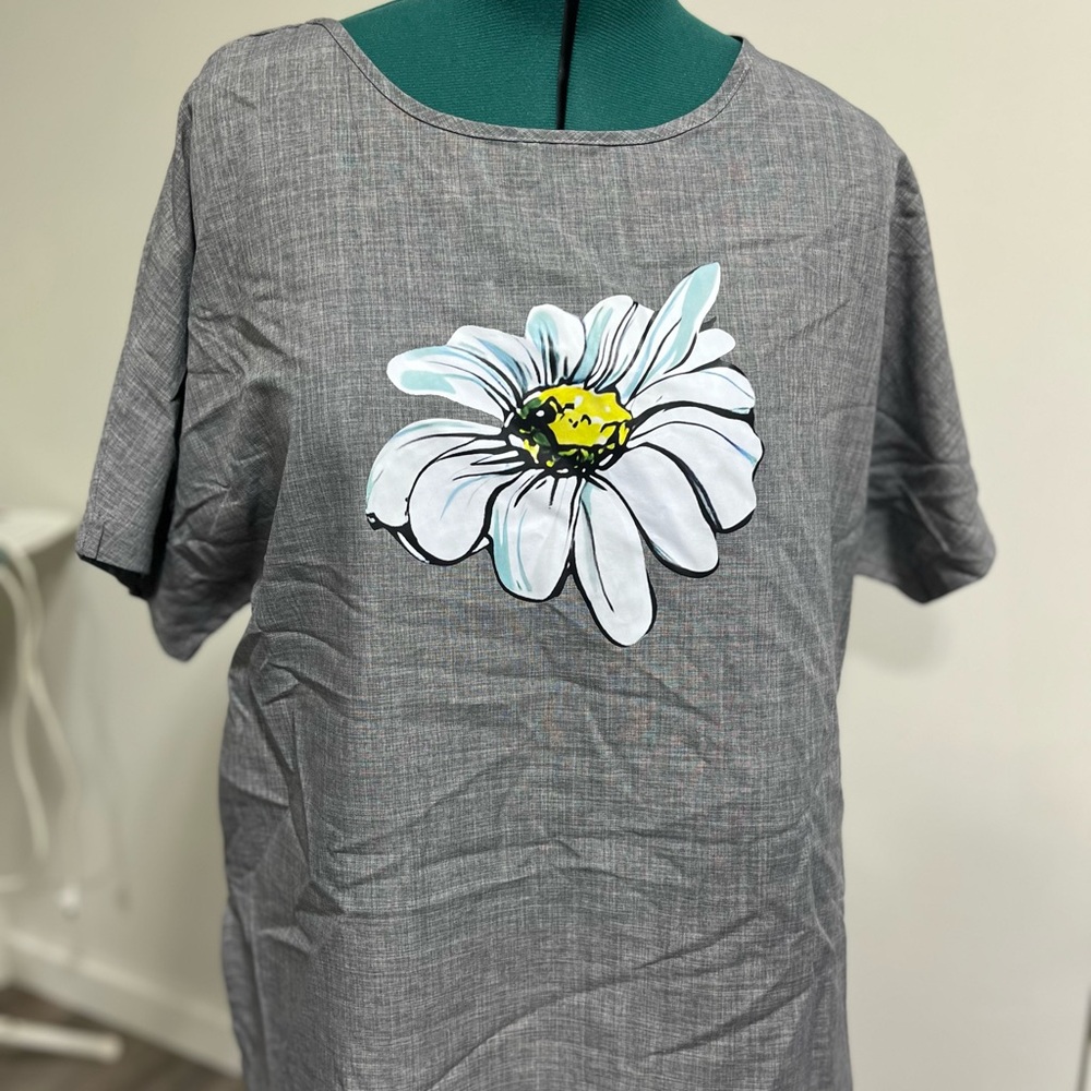 MISSLOOK Heather Gray Top